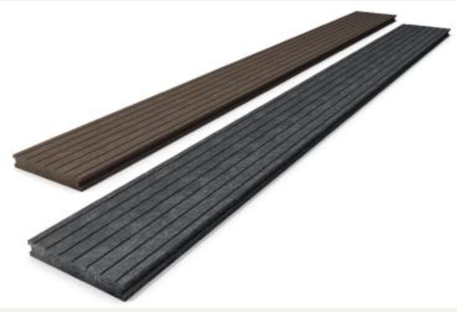 Kunststoffe Garten - Terrasendielen in Anthrazit und Braun