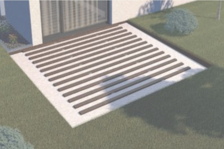 Kunststoffe Garten - Fertige Terrasse