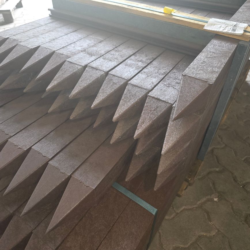 Kunststoffe Garten - Vierkantpfosten Braun